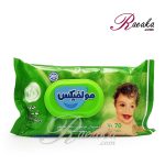 دستمال مرطوب بچه مولفیکس پوست حساس بسته ۷۰ عددی
