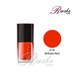 لاک ناخن این لِی مدل Brilliant-Red شماره 018 حجم ۱۲ میلی لیتر