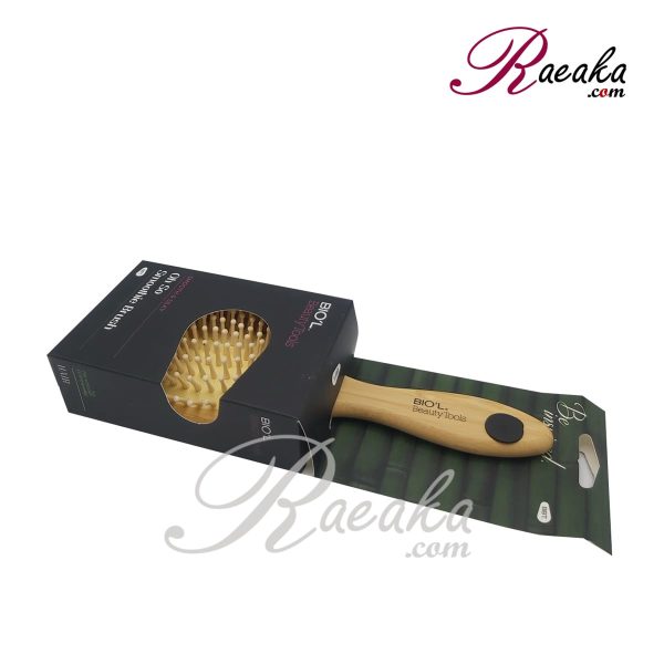 برس موی چوب بامبو بیول مدل Healthy Hair بیضی بزرگ