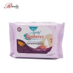 دستمال مرطوب کیفی آرایشی پنبه ریز بسته ۲۰ عددی