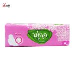 نوار بهداشتی بالدار بزرگ ضخیم پنبه ای مولپد سری Maxi Soft بسته 8 عددی
