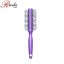 برس موی گرد بیول مدل آی استایل بنفش دارای سوزن پلاستیکی آنتی استاتیک