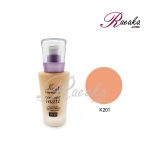 کرم پودر پمپی کنویس مایع SPF30 کد رنگ K201 حجم 30 میلی لیتر