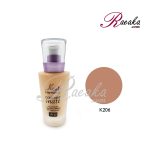 کرم پودر کنویس پمپی مایع SPF30 کد رنگ K206 حجم 30 میلی لیتر