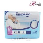 پوشینه بزرگسال ایزی لایف مدل شورتی سایز مدیوم تعداد ۱۲ عددی