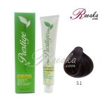 رنگ موی بدون آمونیاک و کراتینه نیو پرستیژ سری خاکستری- قهوه ای خاکستری تیره- شماره 3.1 حجم ۱۰۰ میلی لیتر