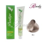 رنگ موی بدون آمونیاک و کراتینه نیو پرستیژ سری خاکستری- بلوند خاکستری روشن- شماره 8.1 حجم ۱۰۰ میلی لیتر