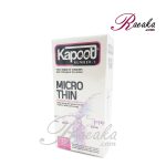 کاندوم نازک کاپوت مدل Micro Thin بسته 12 عددی