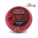 ماسک موی فولیکا تقویت کننده و نرم کننده موهای قرمز (با آبکشی) وزن خالص 300 گرم