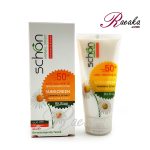 کرم ضد آفتاب فاقد چربی شون بی رنگ مناسب پوست های چرب SPF50 حجم 50 میلی لیتر