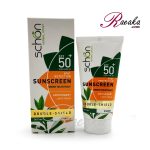 کرم ضد آفتاب دابل شیلد فاقد چربی شون بی رنگ مناسب پوست های چرب SPF 50 حجم 50 میلی لیتر