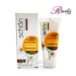 کرم ضد آفتاب فاقد چربی شون رنگ بژ مناسب پوست های چرب SPF50 حجم 50 میلی لیتر