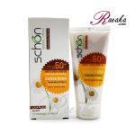 کرم ضد آفتاب شون رنگ طبیعی مناسب پوست های خشک تا نرمال SPF50 حجم 50 میلی لیتر