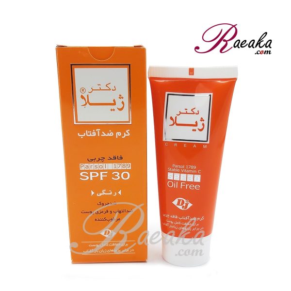 کرم ضد آفتاب رنگی دکتر ژیلا- رنگ بژ- دارای SPF30 فاقد چربی وزن خالص 65 گرم