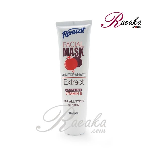 ماسک صورت رینوزیت حاوی عصاره انار مناسب انواع پوست حجم 100میلی لیتر