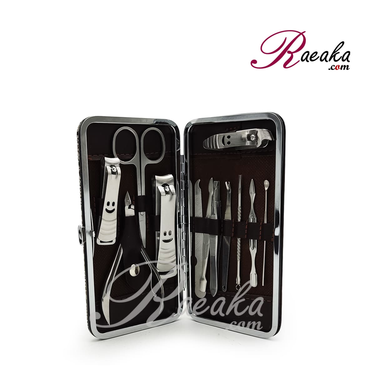 ست مانیکور و پدیکور 12 عددی همراه با کیف چرمی - 2