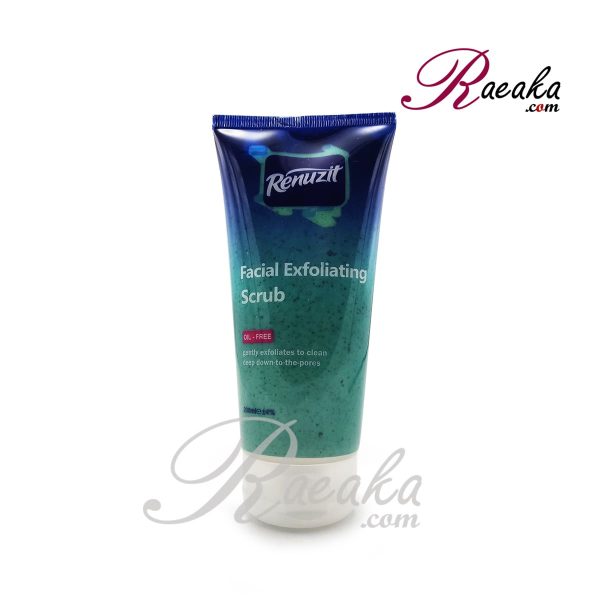 کرم اسکراب لایه بردار رینوزیت فاقد چربی مدل Facial Exfoliating حجم 200 میلی لیتر