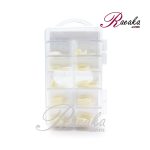 ناخن مصنوعی ام بی (MB) سر تخت رنگ شیری بسته 120 عددی - 2