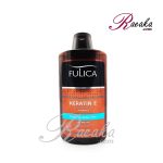 شامپو فاقد سولفات فولیکا تقویت و ترمیم کننده مو حاوی کراتین و روغن آرگان حجم 400 میلی لیتر