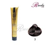 رنگ موی بیجورکا سِری طبیعی- شماره 3 (قهوه ای تیره) حجم 100 میلی لیتر