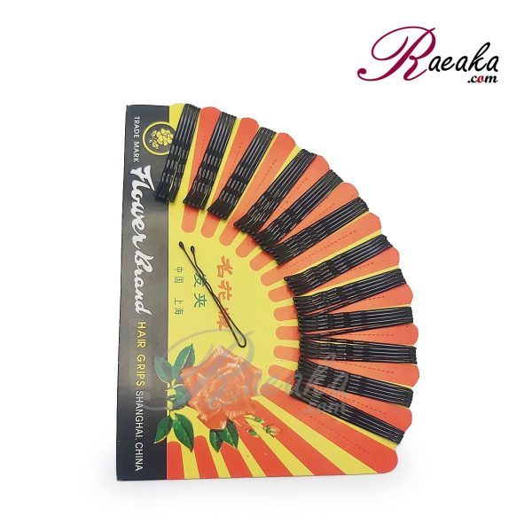 سنجاق موی سر Flower Brand سایز 4.5 سانت بسته 60 عددی - 2