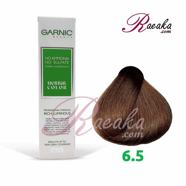 رنگ موی بدون آمونیاک گارنیک- شماره 6.5 (بلوند طلایی تیره) حجم 100 میلی لیتر