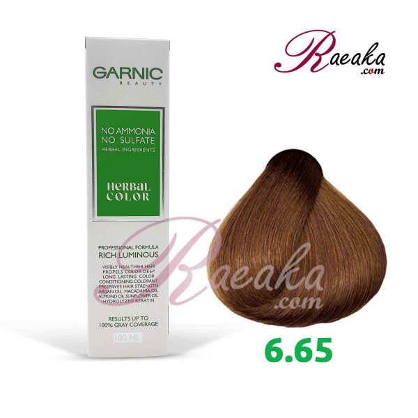 رنگ موی بدون آمونیاک گارنیک- شماره 6.65 (بلوند شکلاتی تیره) حجم 100 میلی لیتر