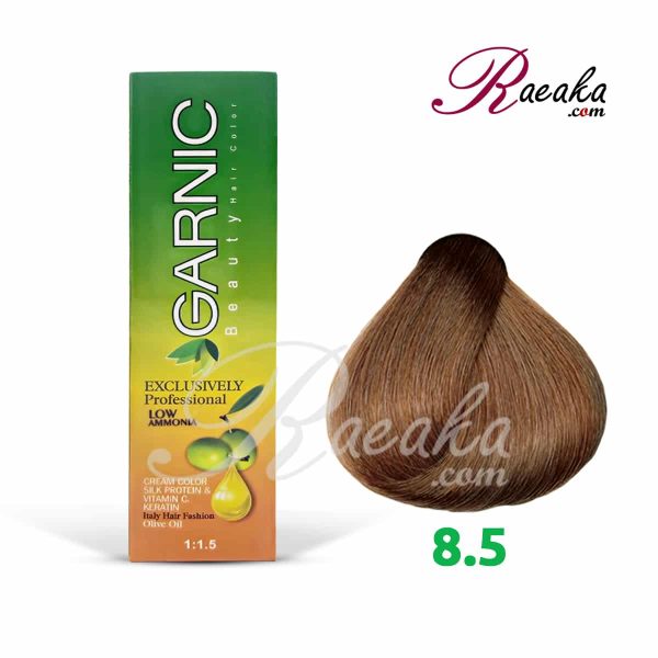 رنگ موی گارنیک سِری طلایی- شماره 8.5 (بلوند طلایی روشن) حجم 120 میلی لیتر