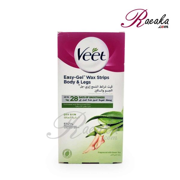 نوار موبر بدن ویت (Veet) مخصوص پوست خشک و حساس بسته 20 عددی