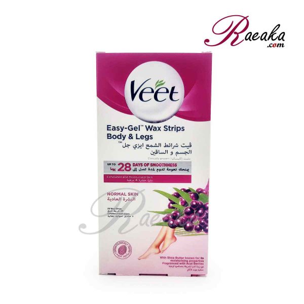 نوار موبر بدن ویت (Veet) مخصوص پوست معمولی بسته 20 عددی