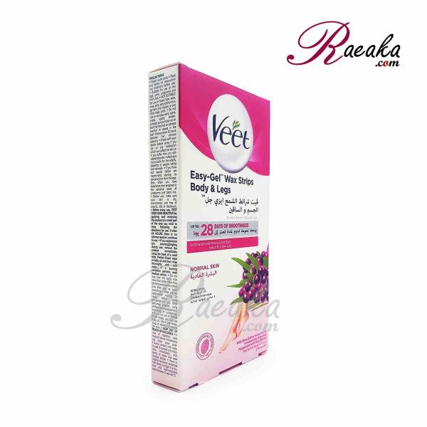 نوار موبر بدن ویت (Veet) مخصوص پوست معمولی بسته 20 عددی - 2